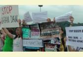 Protest in Kuala Lumpur against the Murum and Baram Dam